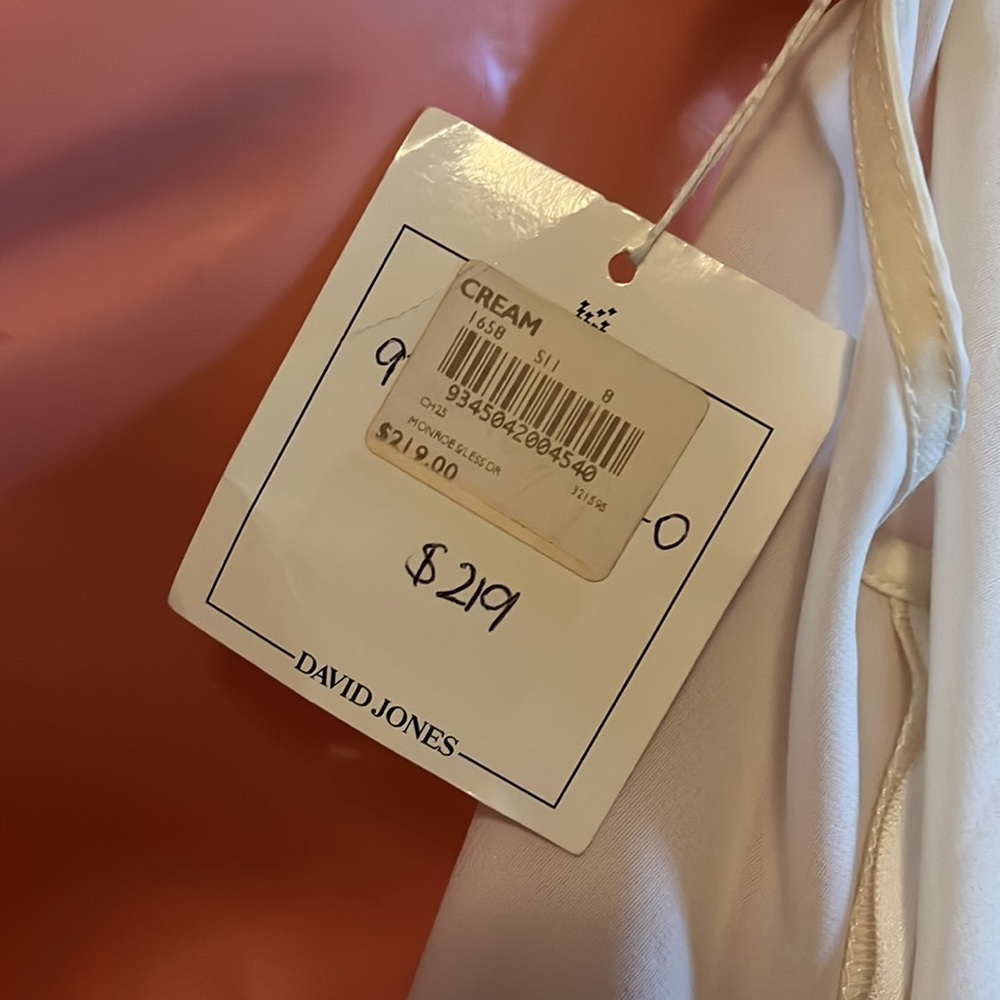 Sheer white dress. Brand new with tag - Picture 10 of 10